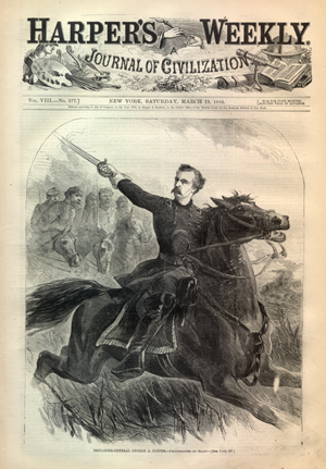 General Custer on Horse Back