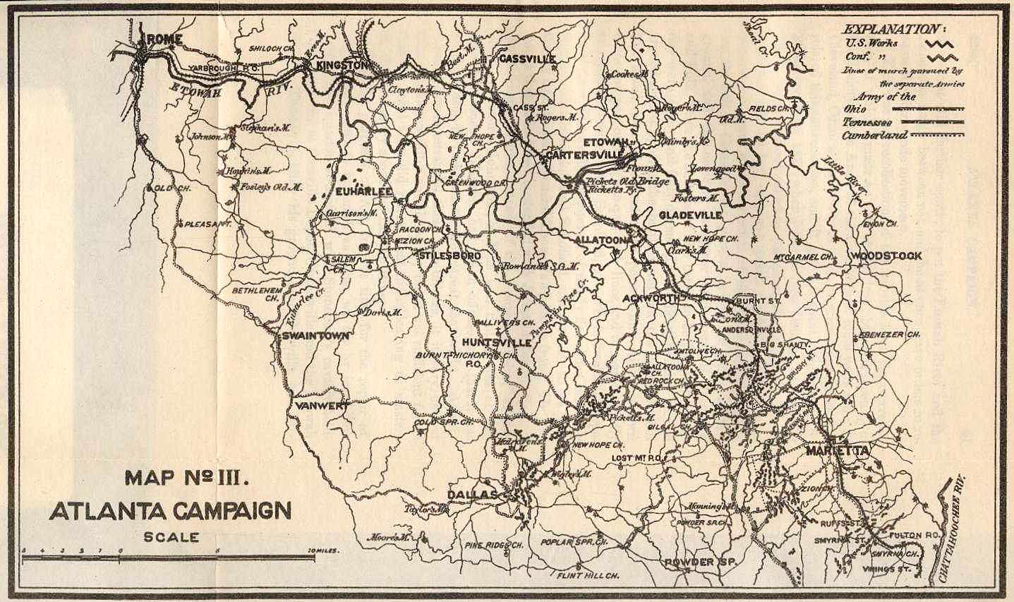 Atlanta Battle Map