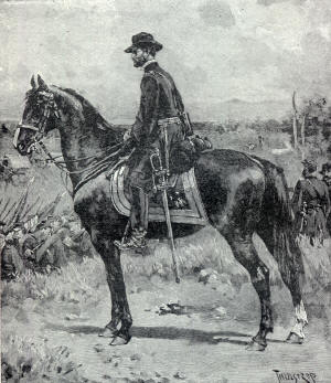 Sherman on Horse