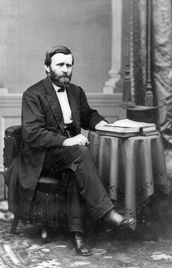 President Grant Seated